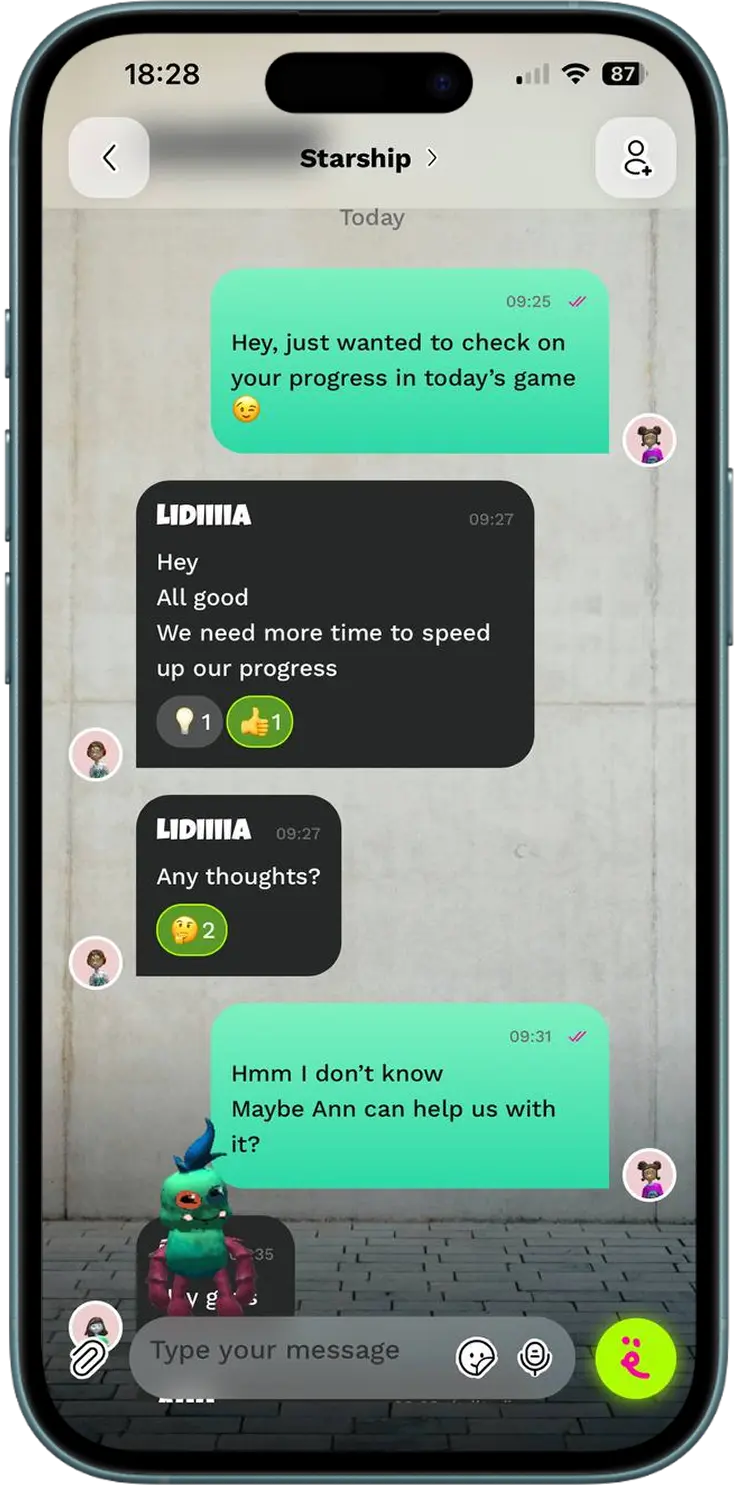 Chat feature